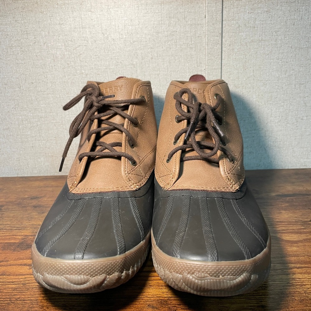 Sperry Top-Sider Breakwater Duck Boots Mens 13 Brown Black STS22776 Waterproof